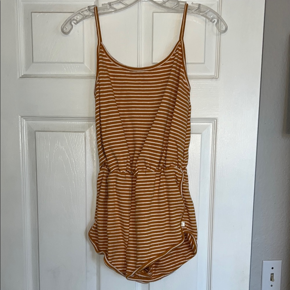 NYTT Mustard and White Striped Top